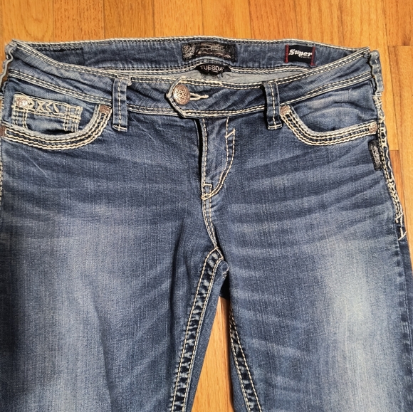 Silver Jeans Tuesday Baby Boot cut, super stretch, L16255JL349 , w30/L33 - Picture 4 of 14